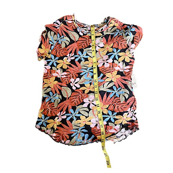 Free People We The Free T-Shirt Boho Floral Be My Baby Tee Size Medium - Picture 7 of 8